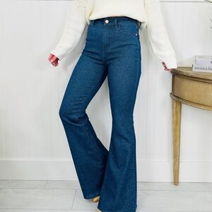 Judy Blue Dark Blue Flare Jeans